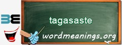 WordMeaning blackboard for tagasaste